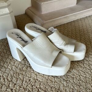 Free People Platform Mules